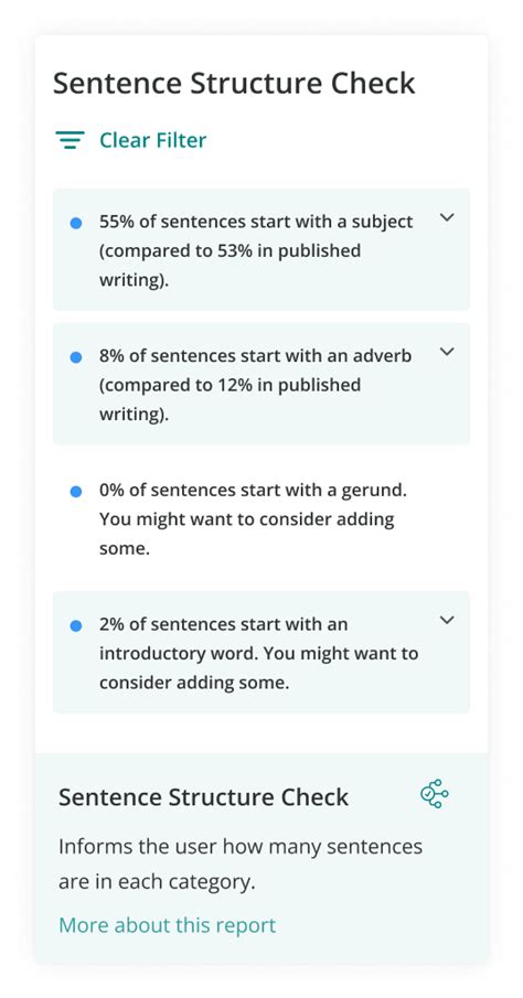 sentence structure errors checker