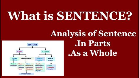 sentence using analysis