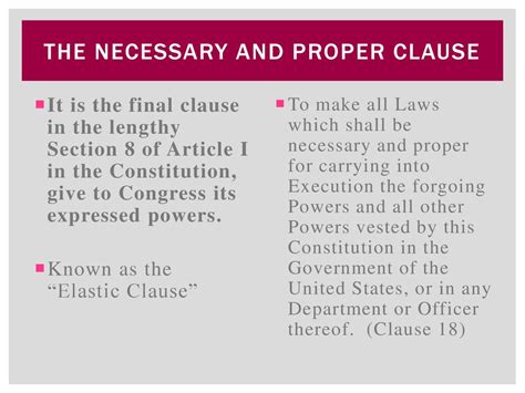 sentence using necessary and proper clause