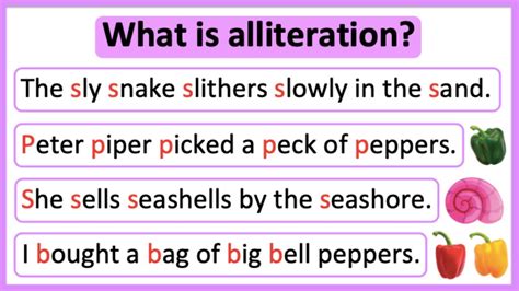 sentences with alliteration