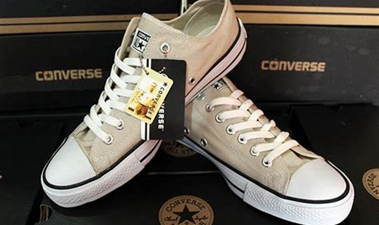 Temukan Sepatu Converse Cream Terbaik untuk Gaya dan Kenyamanan Sempurna