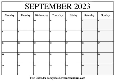 Printable Calendar For 2023 With Holidays Time and Date Calendar 2023