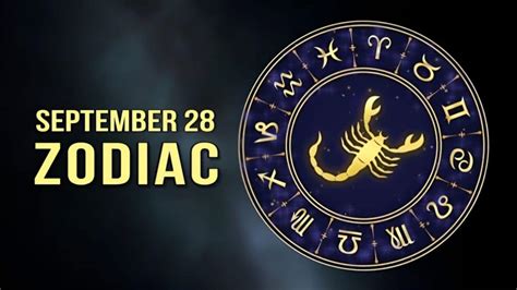 September 28 Horoscope