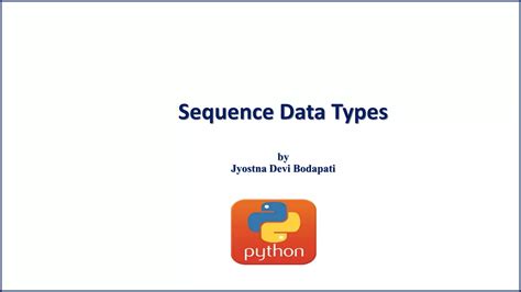 sequence data type in python w3schools