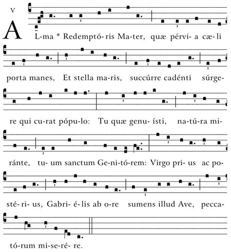 Alma Redemptoris Mater (2Part Choir) Print Sheet Music Now