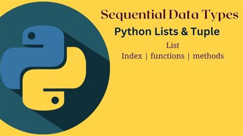 sequential data types in python