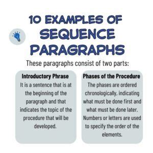 sequential order example paragraph