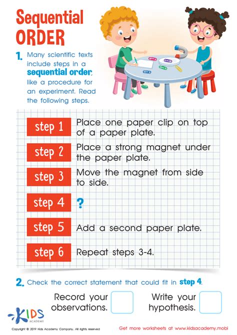Sequential Order Examples
