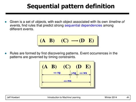 Sequential Pattern Definition
