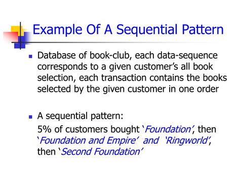 sequential pattern example