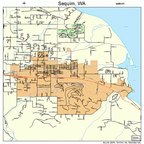 Sequim Washington State Map