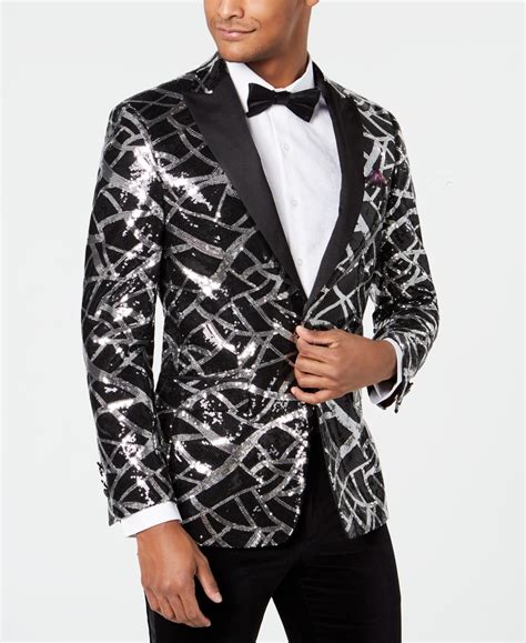 sequin leather jacket mens
