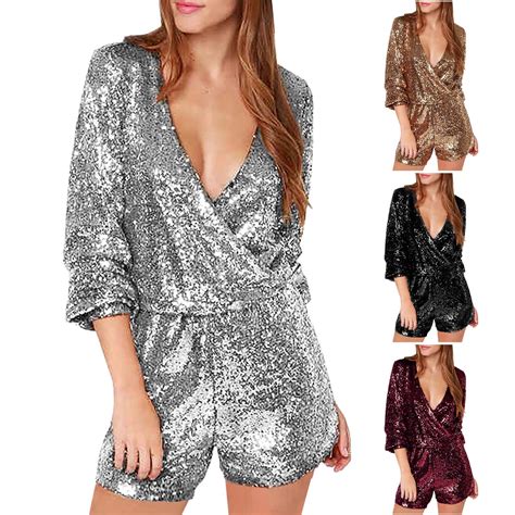 Sequin Romper Jumpsuit