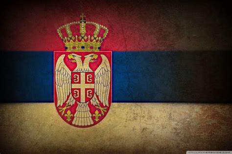 serbia flag wallpaper 4k