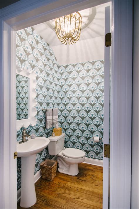 Our Powder Room Makeover with Serena + Lily Wallpaper