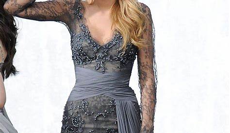 Serena Van Der Woodsen Gray Dress Movies & Shows — Gossip Girl