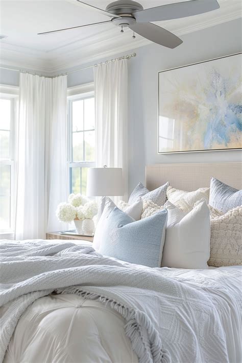 serene blue bedroom