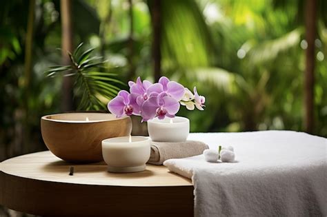serene spa setting