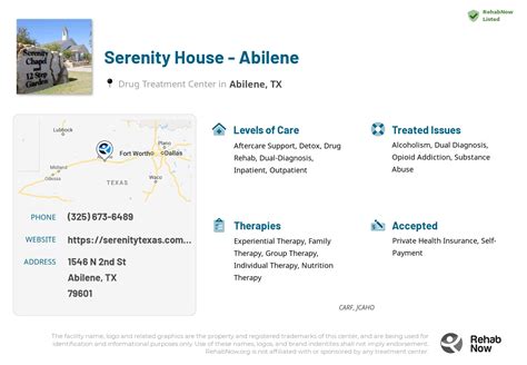 serenity house abilene texas website