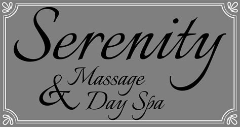 serenity massage and day spa