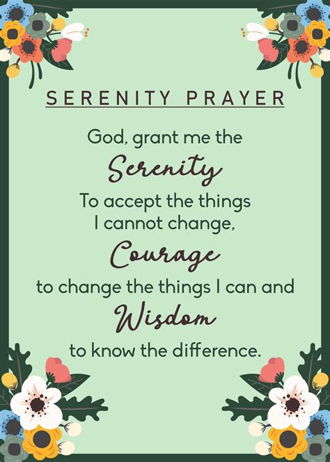 serenity prayer images