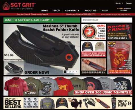 Sergeant Grit Catalog