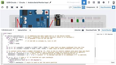 serial monitor input arduino
