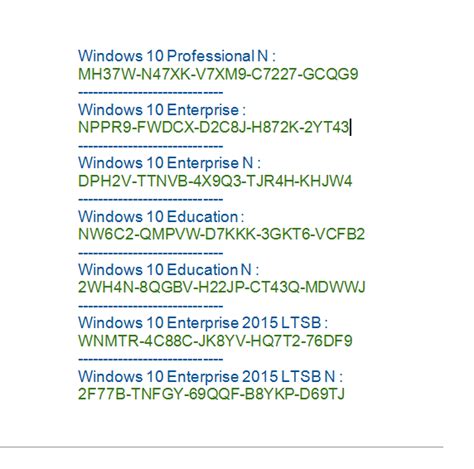 serial number windows 10 pro free
