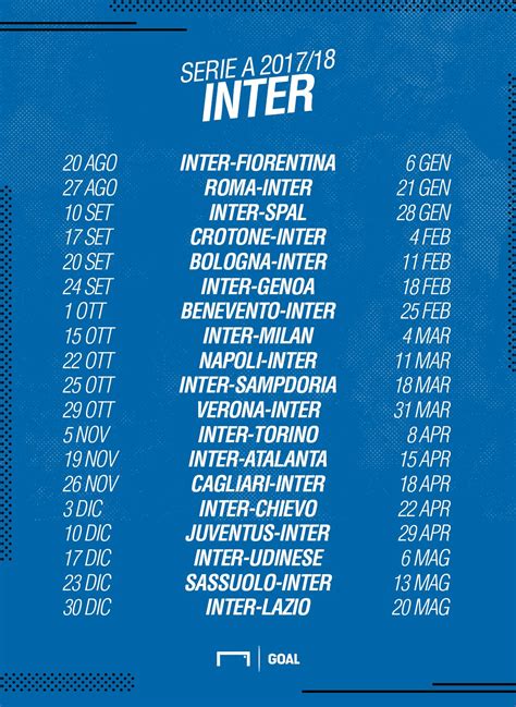 serie a inter milan calendario