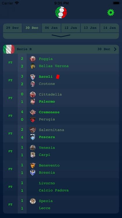 serie a live result