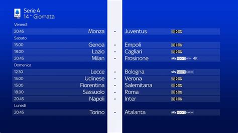 serie a oggi in tv sky