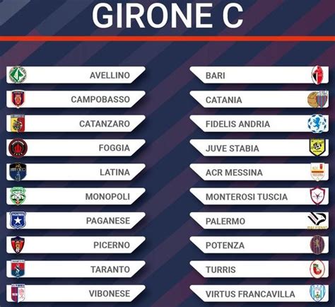 serie c italia tabela