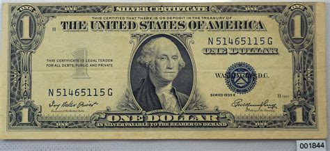 1935 E Series 1 Silver Certificate For Sale, Buy Now Online Item