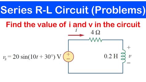 series rl circuit example problems