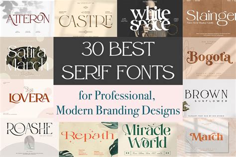 serif fonts