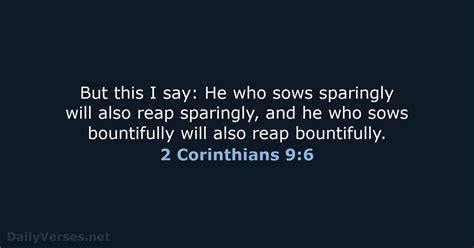 sermon based on 2 corinthians 9:6-15
