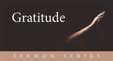 sermon series on gratitude