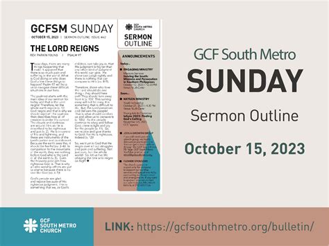 sermons for october 15 2023