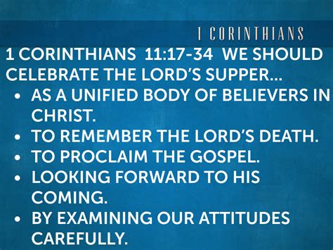 sermons on 1 corinthians 11:17-34