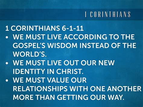 sermons on 1 corinthians 6:1-11