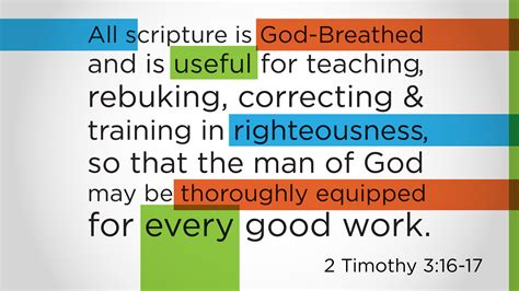 sermons on 2 timothy 3:16-17