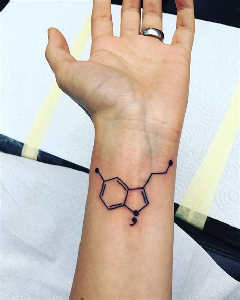 Informative Serotonin Tattoo Design Ideas