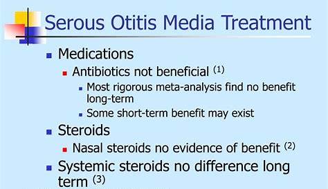 Serous Otitis Media Treatment Prednisone Diagnosis And American Family Physician