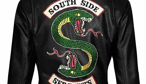 Serpent Jacket Ph 1980s Real Snake Skin Black Chaos Bazaar Vintage