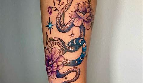 40 Realistic Snake tattoo Design and their Meaning Four