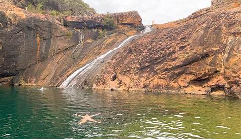 Natural Swimming Hole Serpentine Falls Editorial Stock