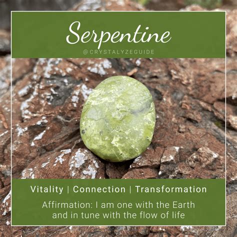 Serpentine Gem Stone Properties