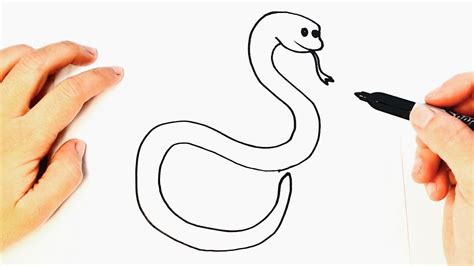 Serpientes Dibujos Faciles
