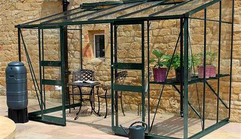 Eden Broadway 126 serre adossée polycarbonate vert Hubo