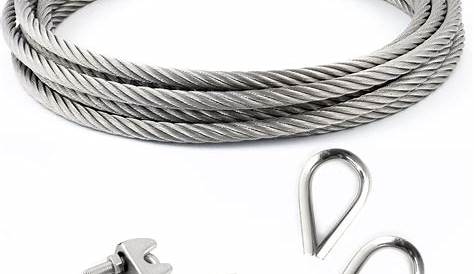 Serre Cable Inox 4mm 10 Pieces cable Acier Teinte Argent B8S2 EBay